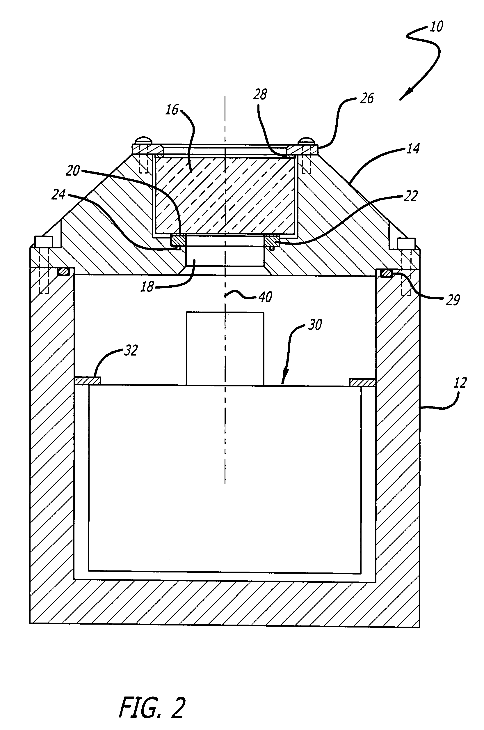 Housing with glass window for optical instruments in high pressure underwater environments