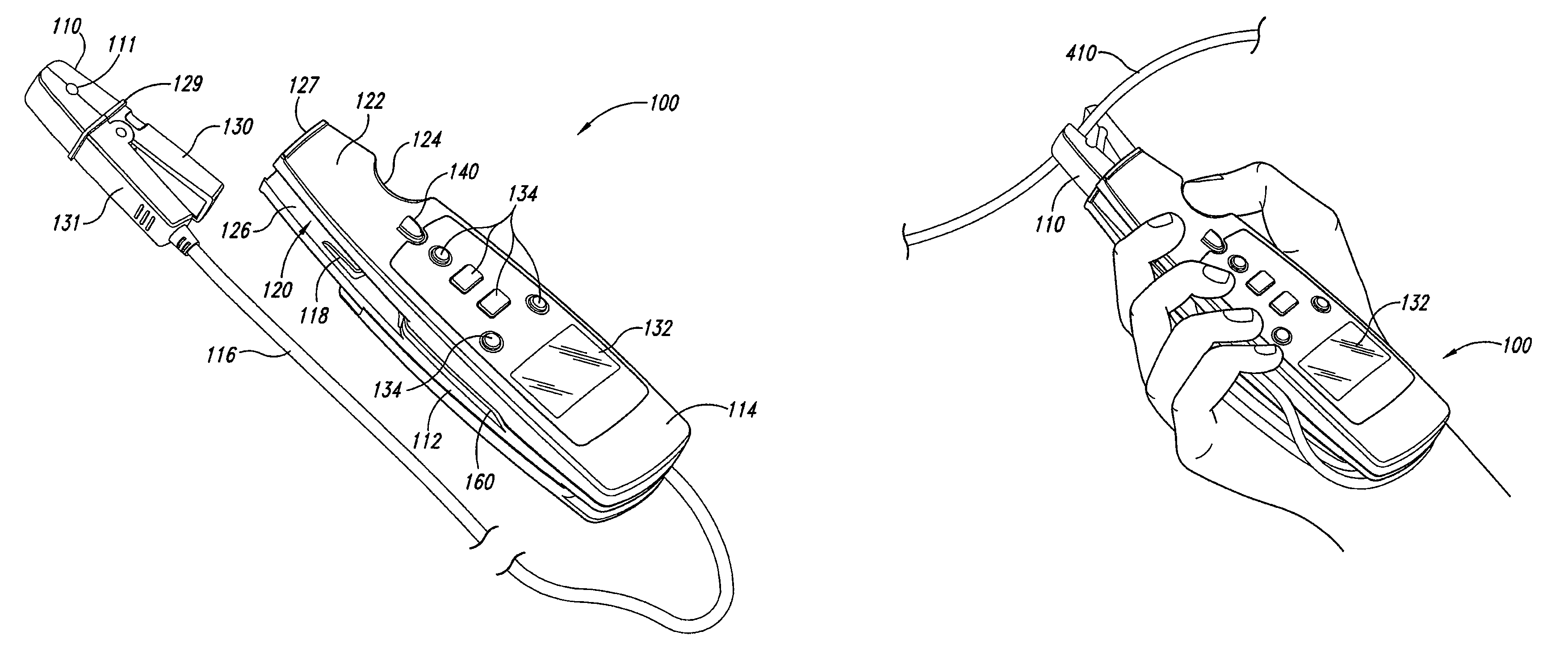 Electrical measuring instrument having detachable current clamp