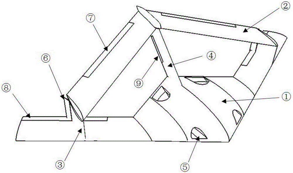 A flying-wing and forward-swept-wing joint-wing layout aircraft