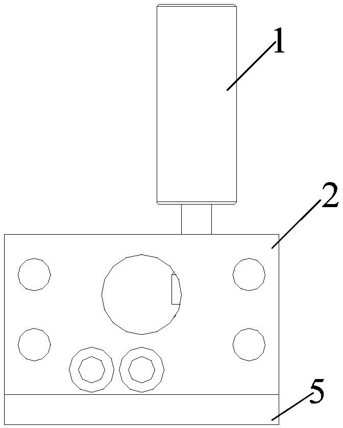 Switch pushing safety lock for product mold