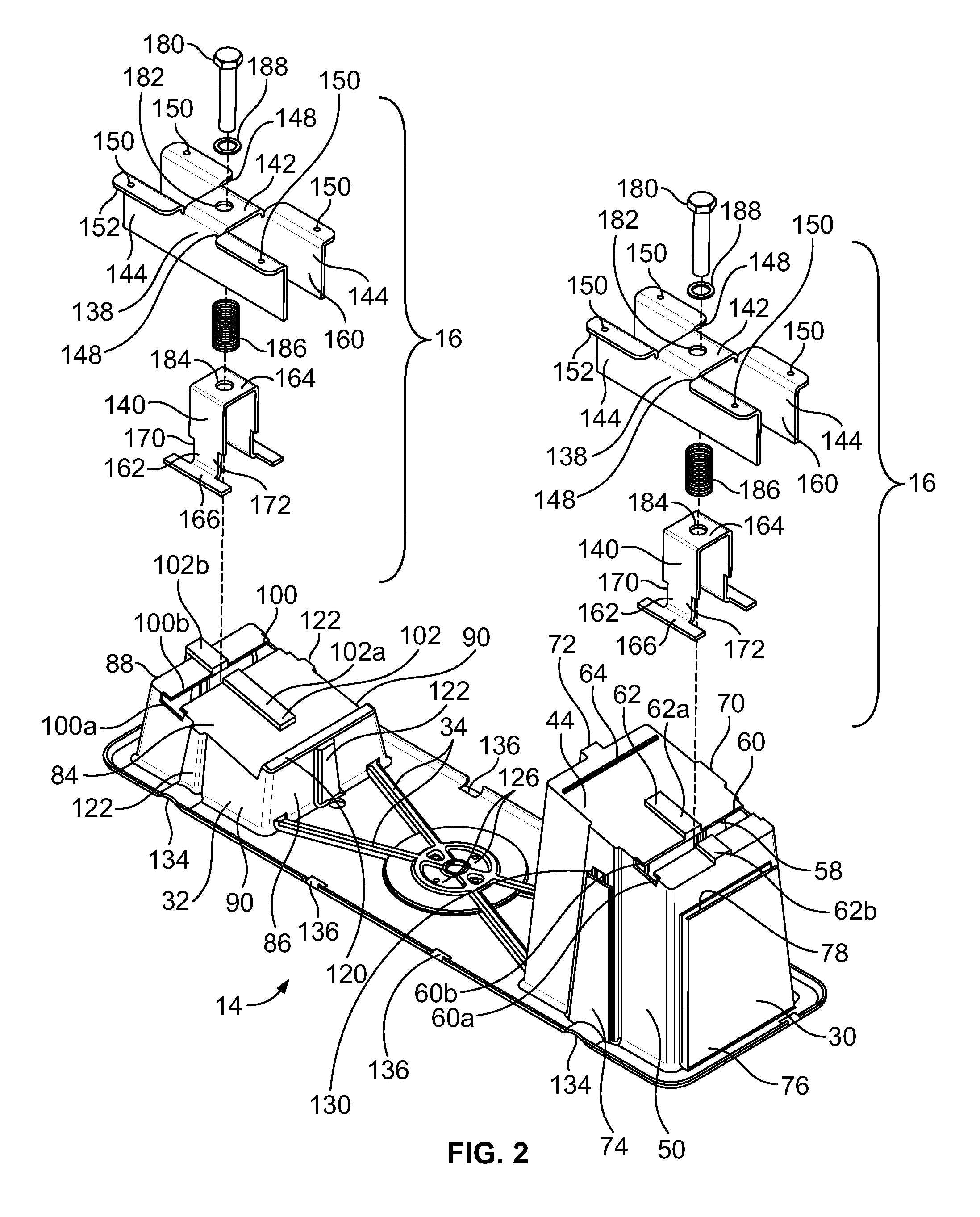 System for mounting solar modules
