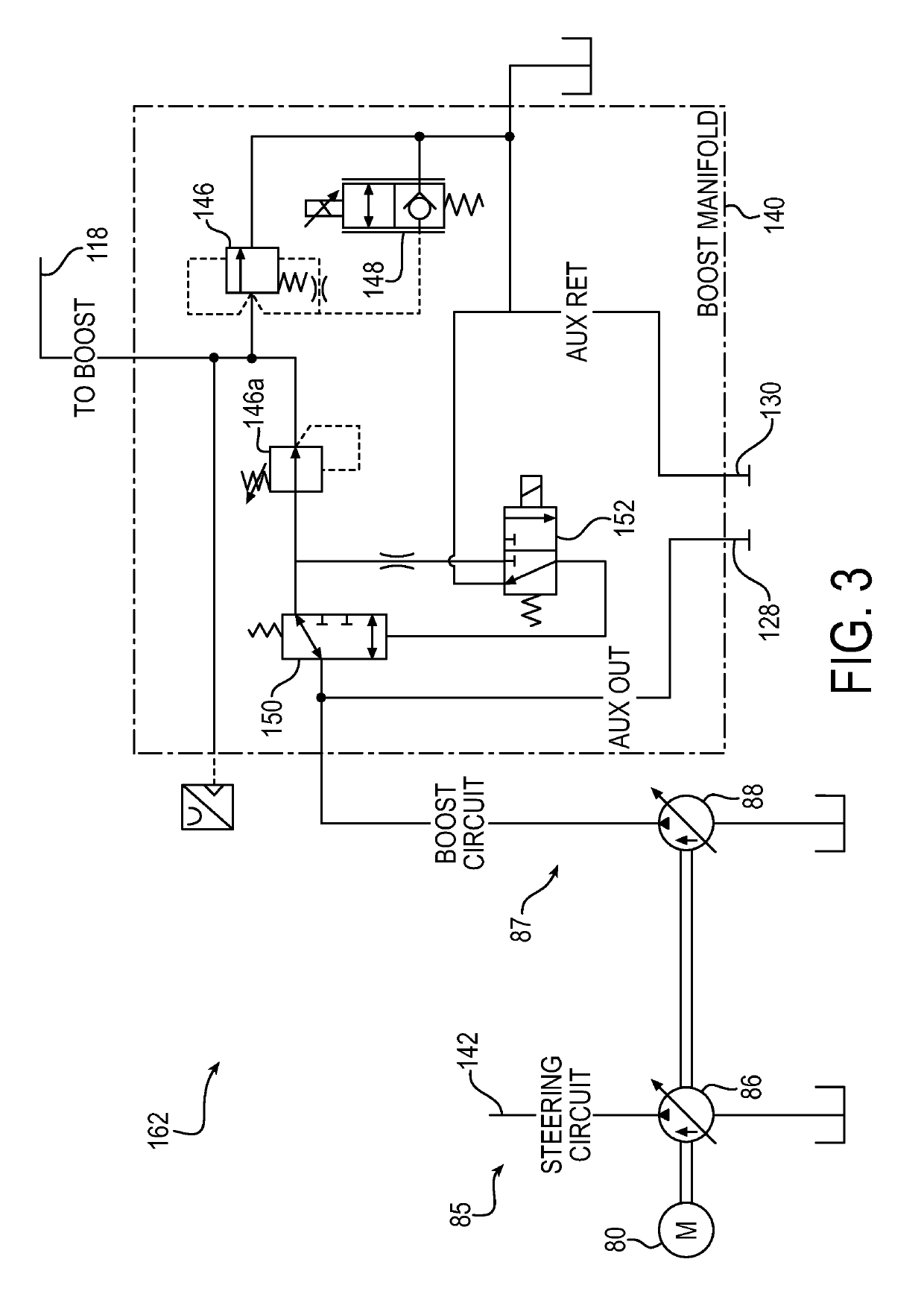 Auxiliary system for vehicle implements