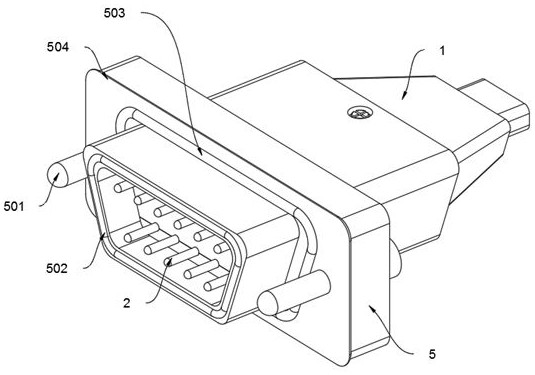 A connection signal line and its connector for 5g signal transmission