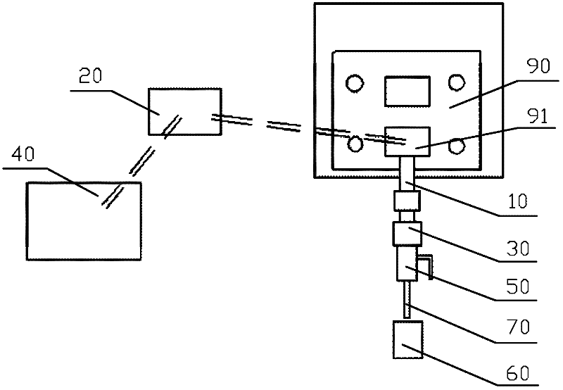 Online machine oil sampling device and diesel engine therewith