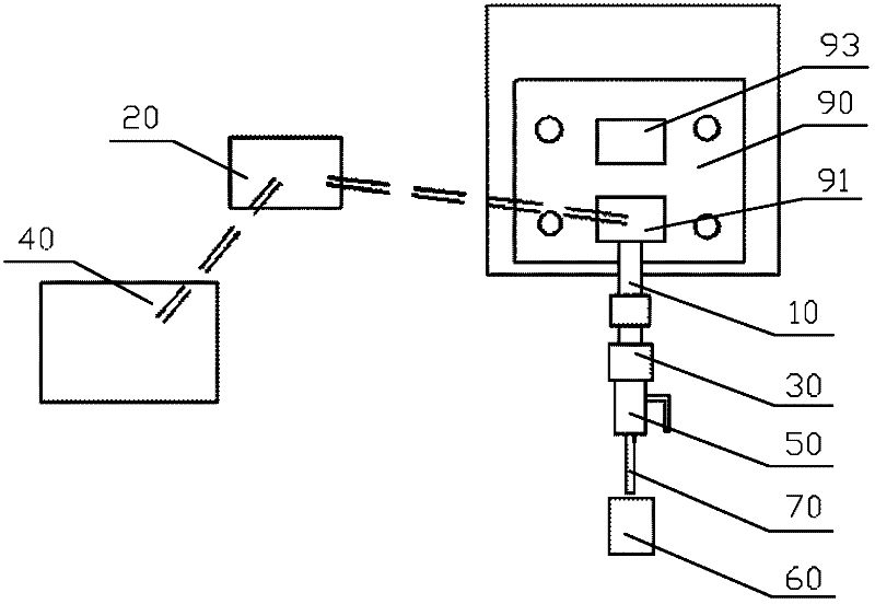 Online machine oil sampling device and diesel engine therewith