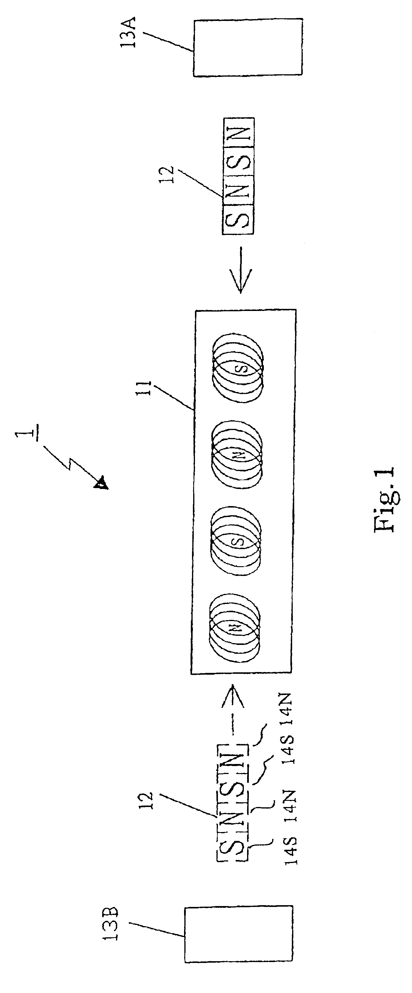 Linear electric generator having an improved magnet and coil structure, and method of manufacture