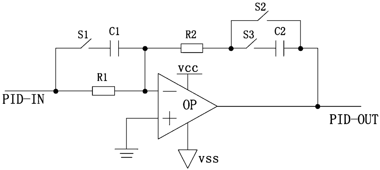 Compensation controller and MEMS accelerometer closed-loop servo special integrated circuit