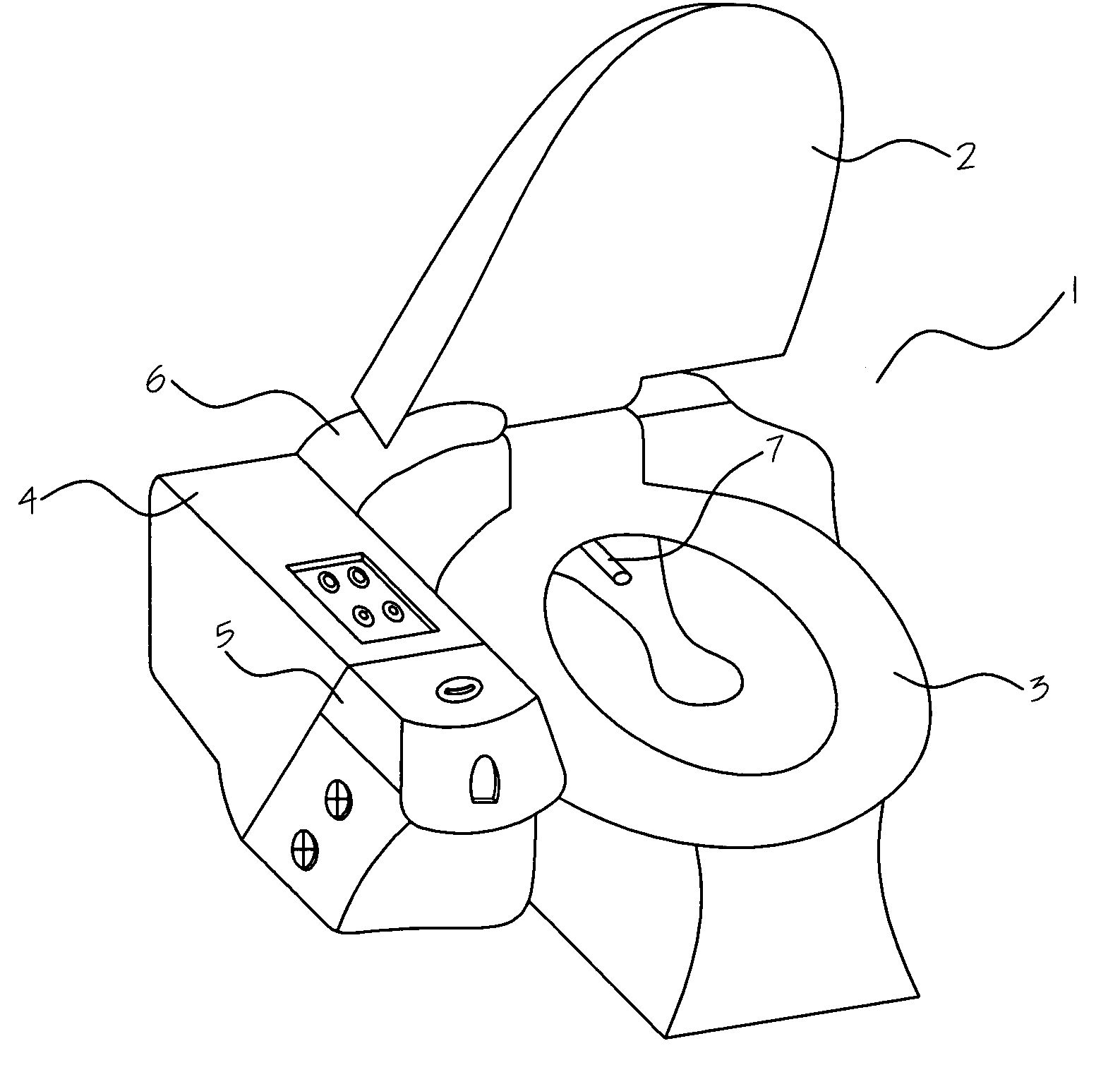 Coin operating bidet response to user's selection