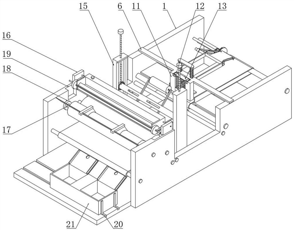 A local gluing machine for color boxes