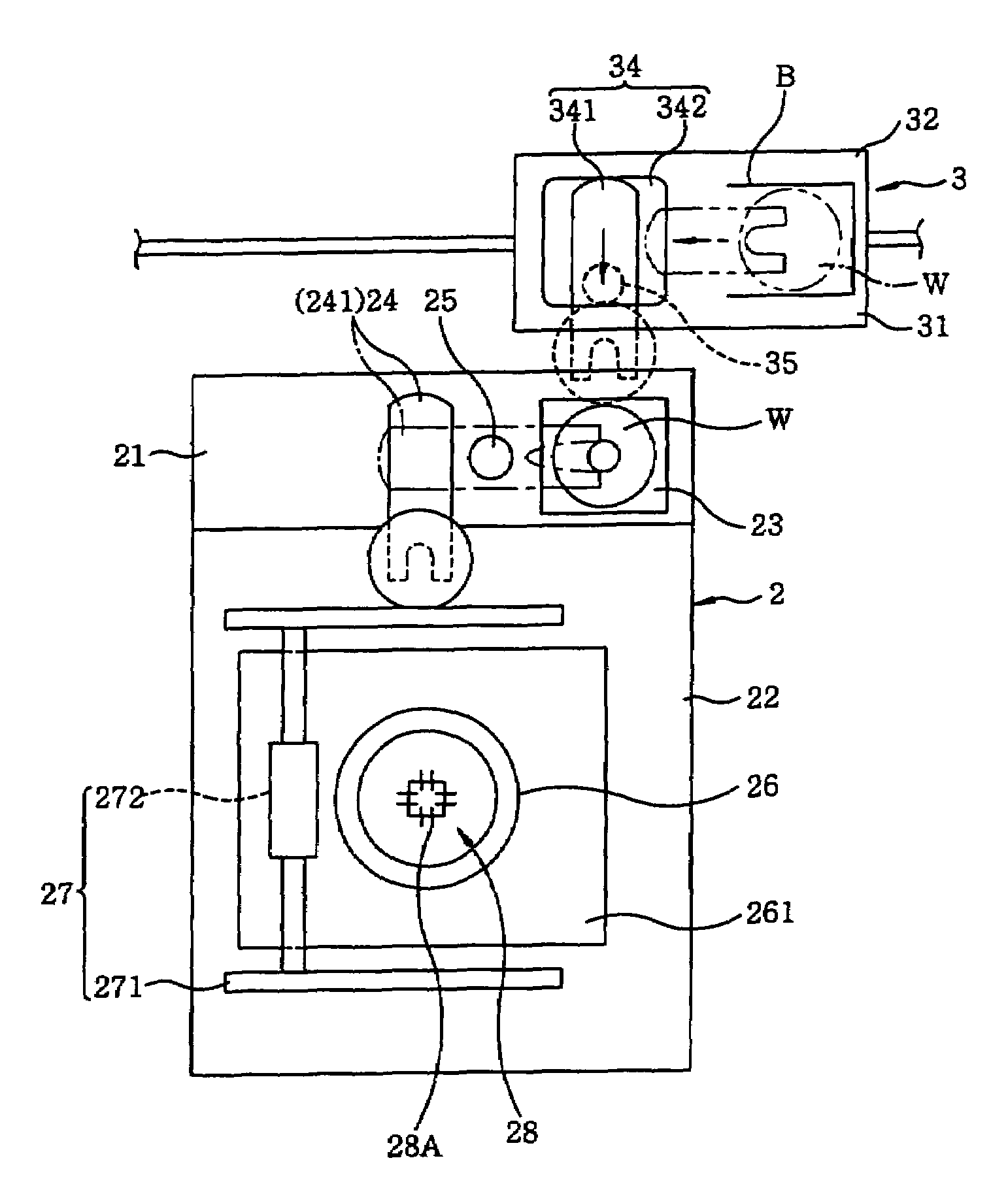 Transfer system and transfer method of object to be processed