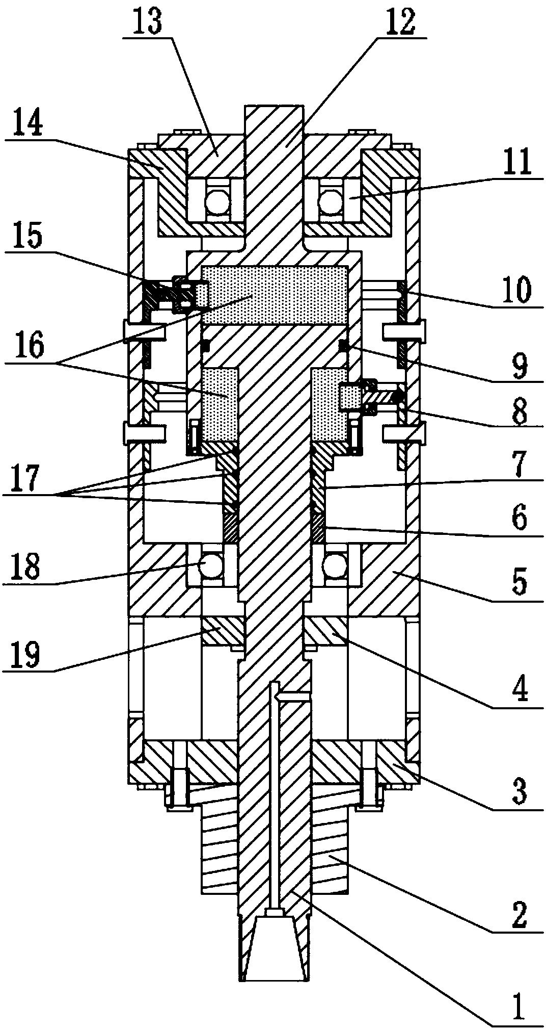 Linear vibration device for electrolytic machining