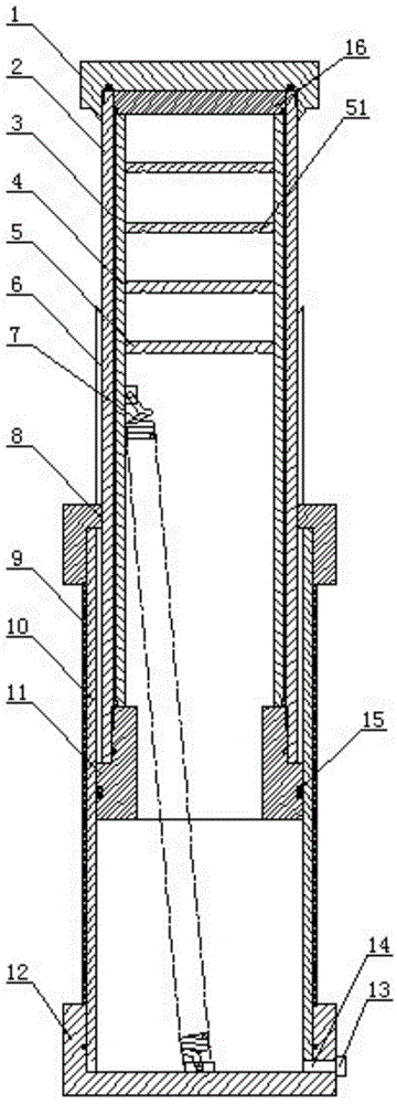 A multi-stage anti-shock pillar