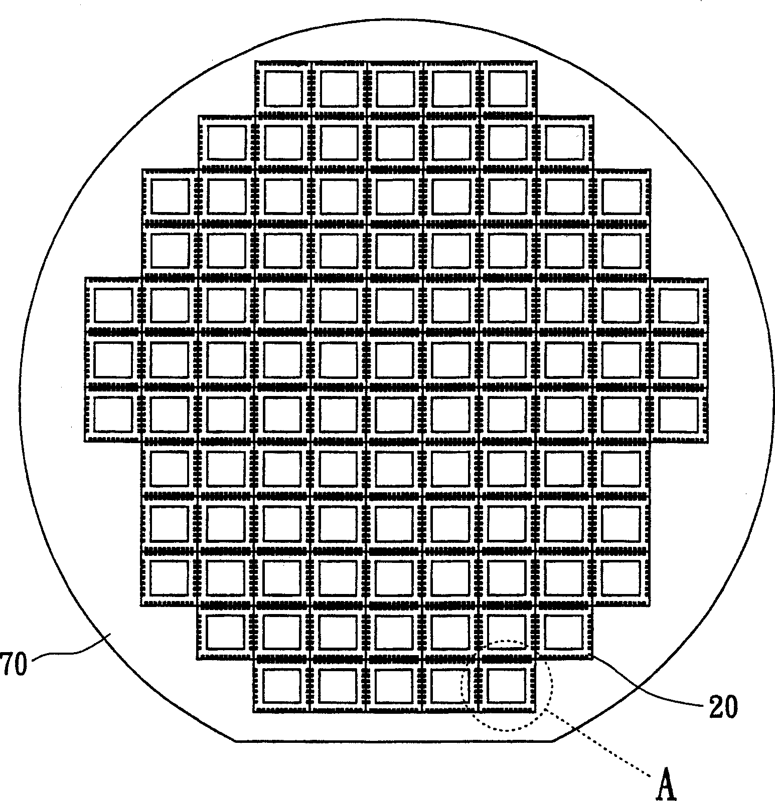 Packaging structure of light sensing ship and its method