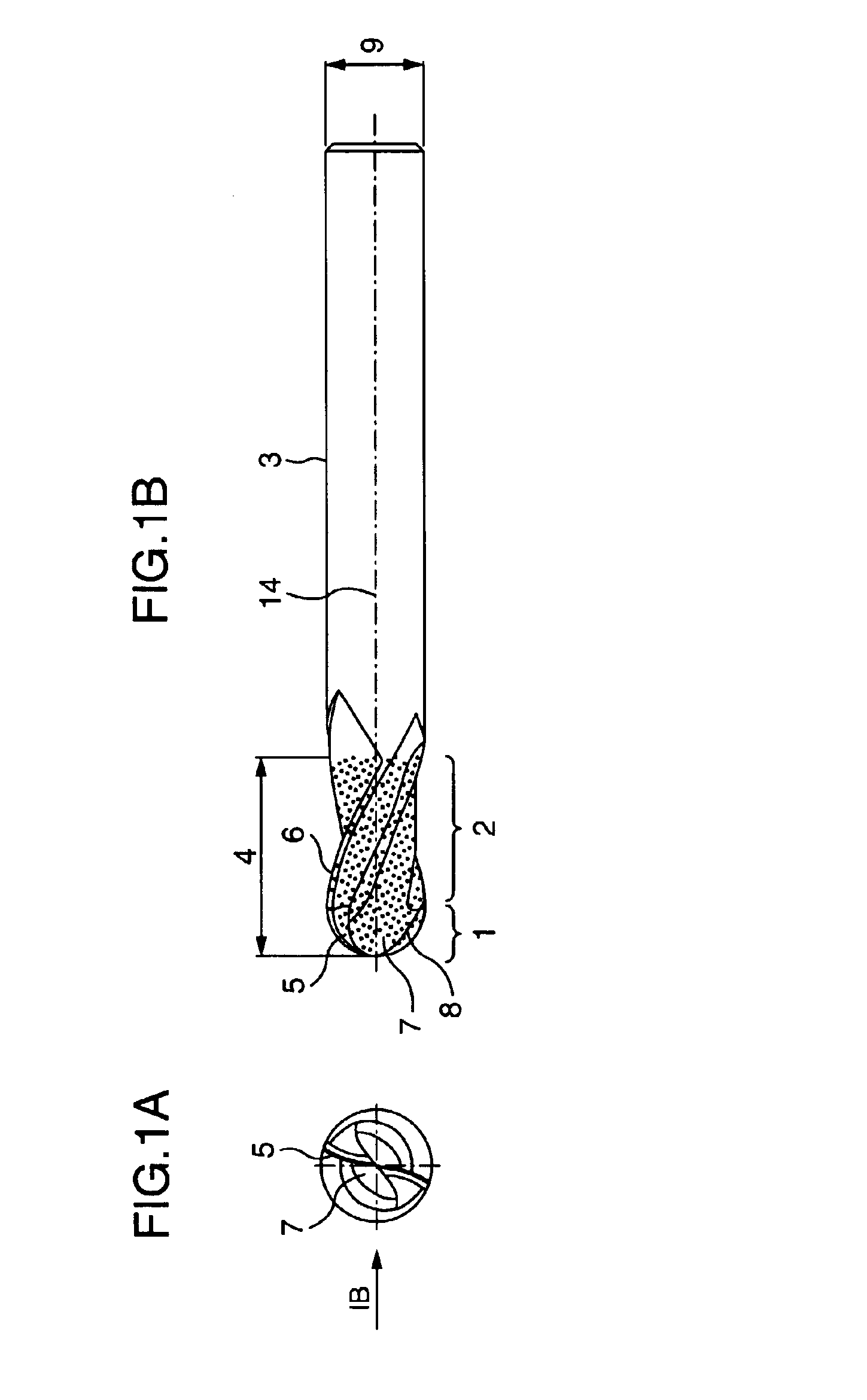Cemented carbide ball end mill