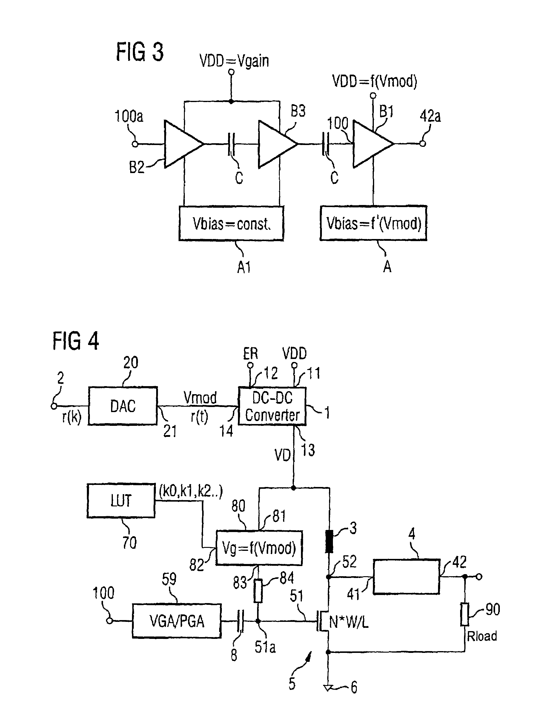 Amplifier arrangement, polar transmitter having the amplifier arrangement and method for amplifying signals