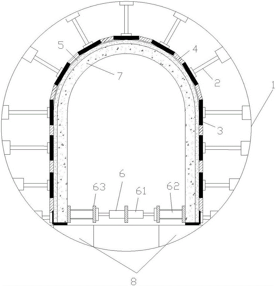 Tunnel lining supporting structure indoor model test method