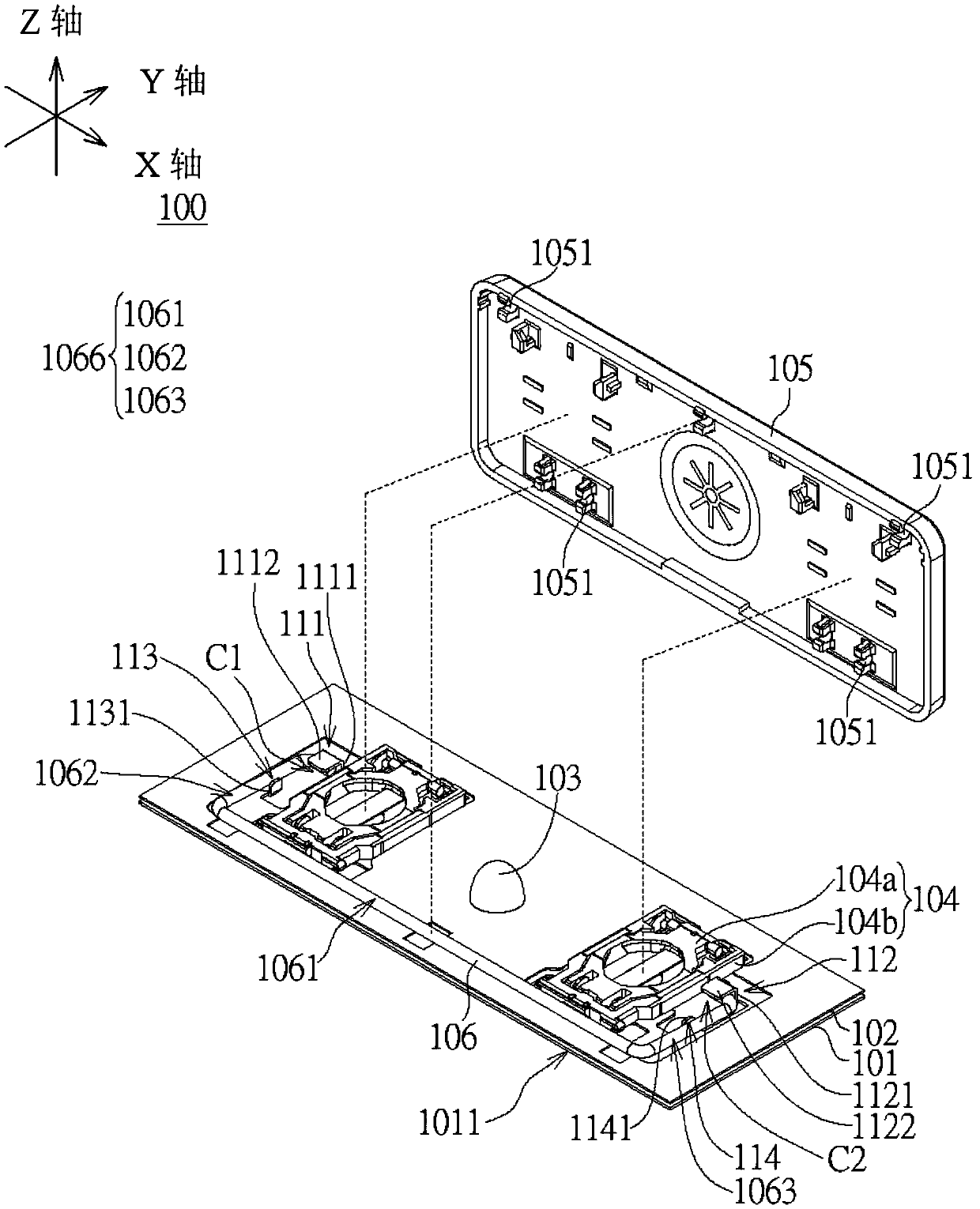 Button structure and assembly method thereof