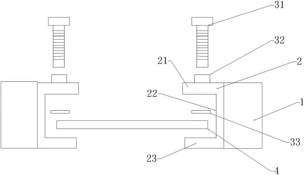 Laser cutting fixing device