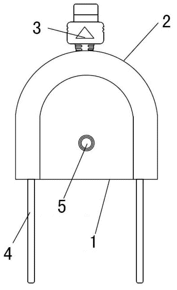 External connecting device for charger