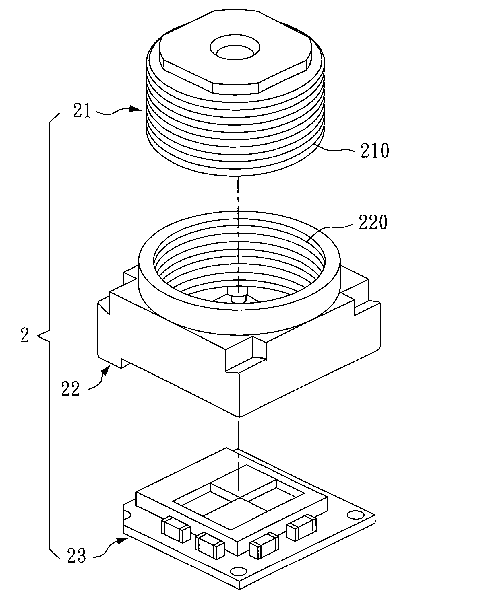 Camera module and the manufacturing process thereof