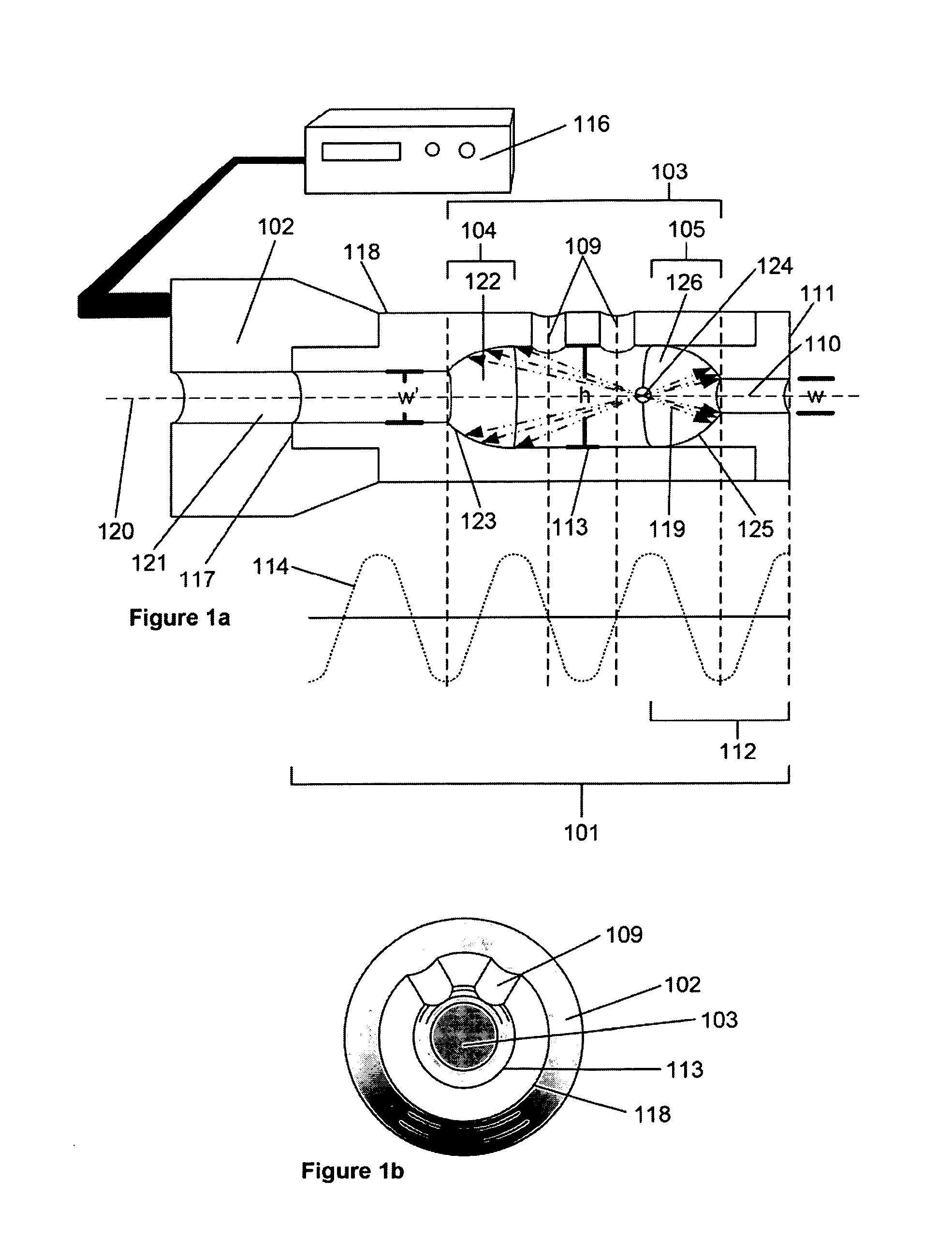 Echoing ultrasound atomization and mixing system