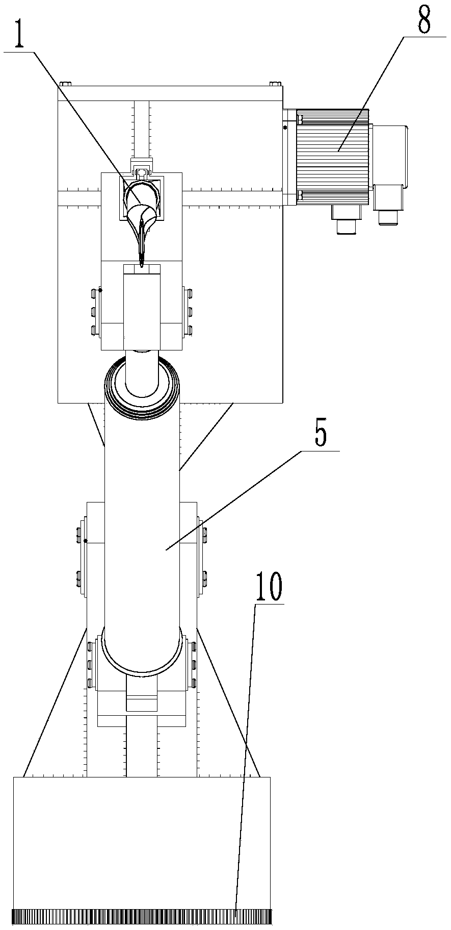 Electrically-driven multi-directional water-sprinkling pesticide-spraying execution device
