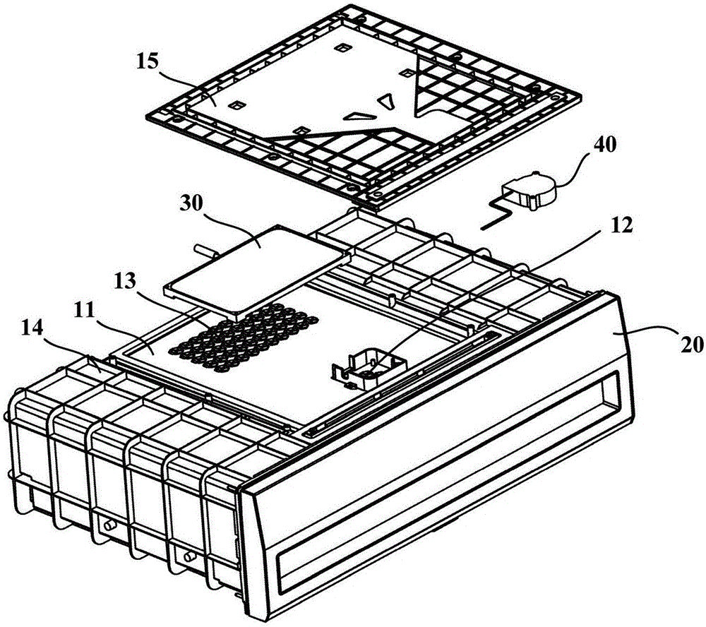 Drawer module and refrigerating and freezing device with drawer module