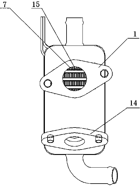 Cooler with variable cooling efficiency