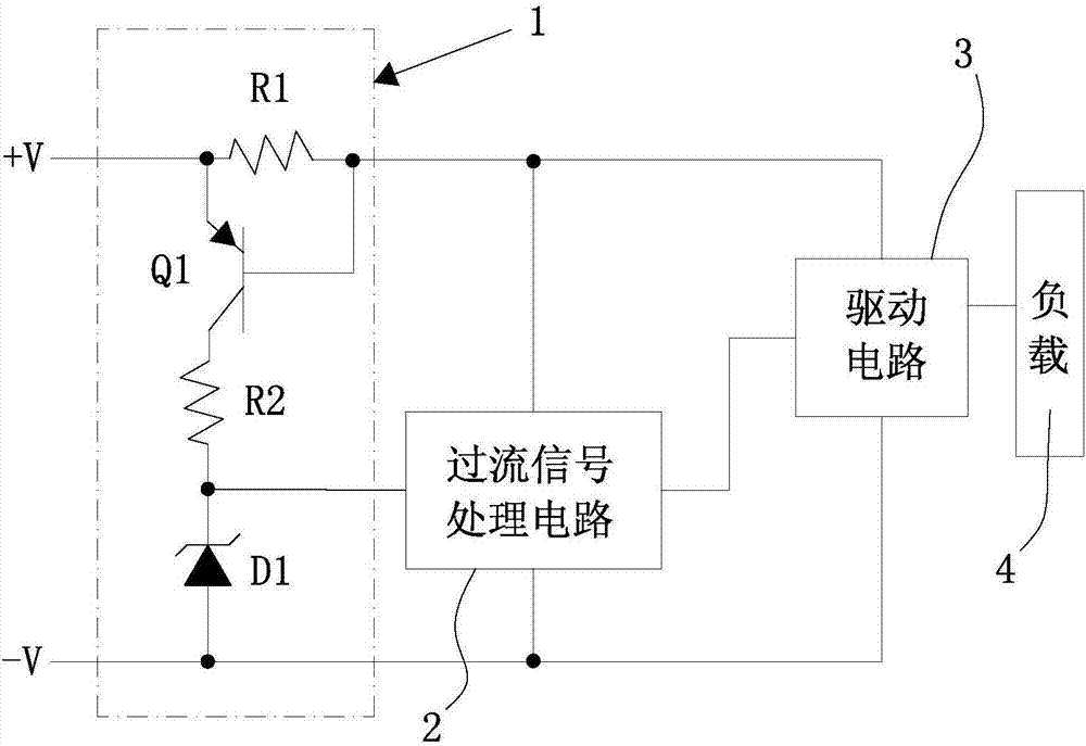 Overcurrent protection circuit, overcurrent protector, and overcurrent protection circuit forming method