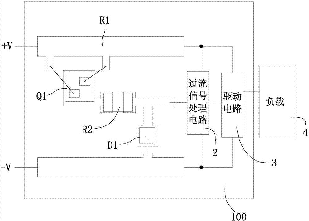 Overcurrent protection circuit, overcurrent protector, and overcurrent protection circuit forming method