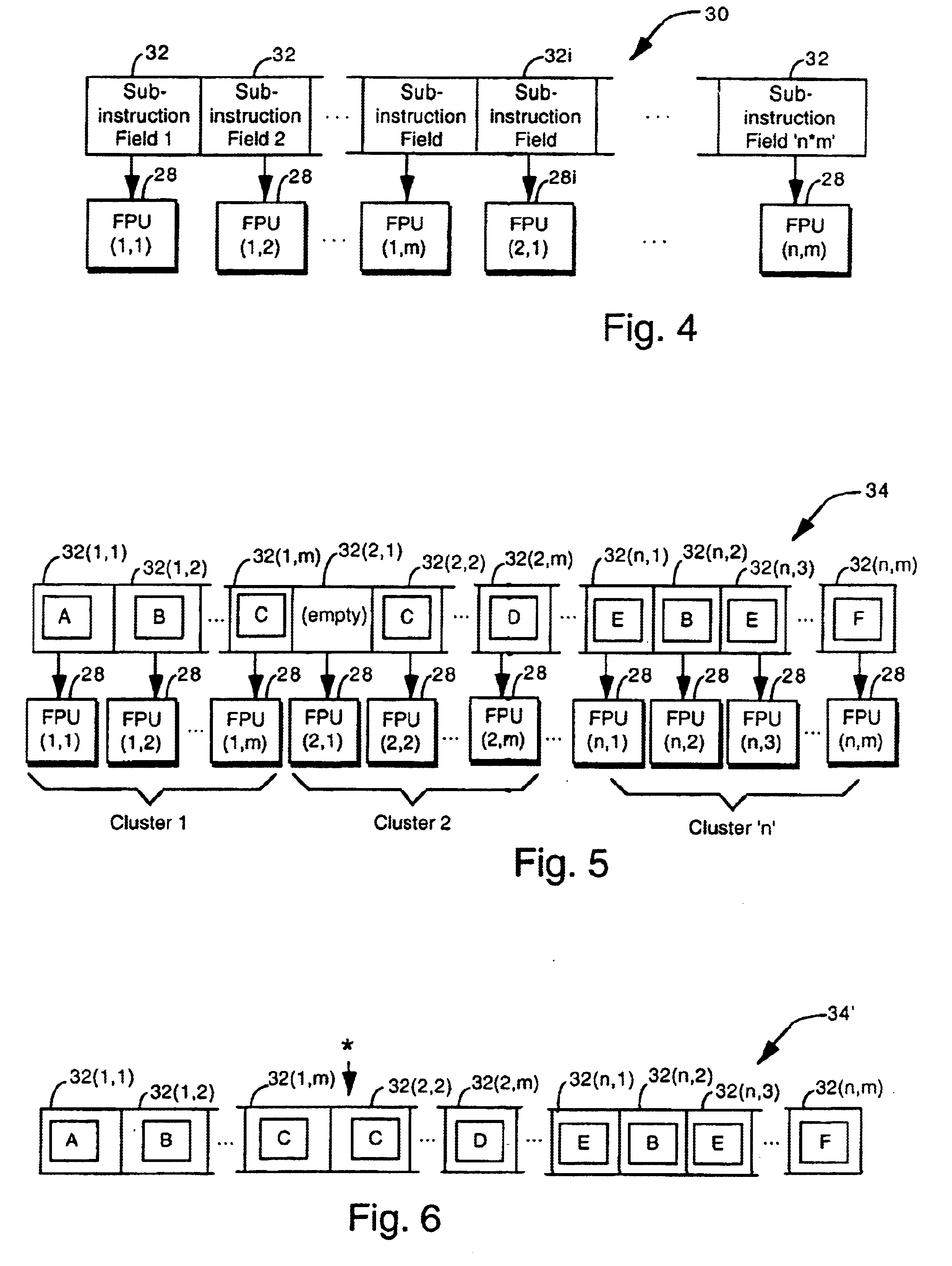 Method and apparatus for compressing VLIW instruction and sharing subinstructions