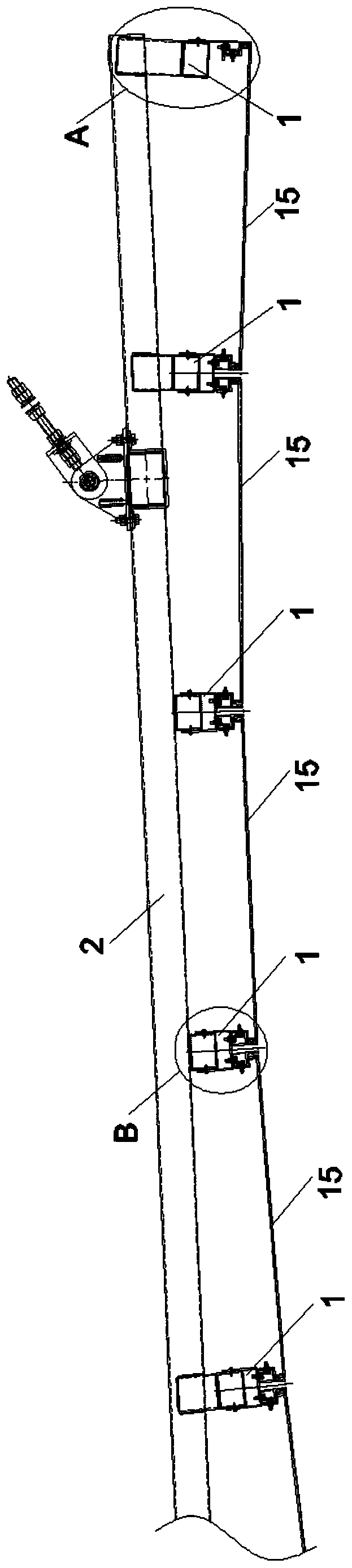 Dual bolt type veneer mounting structure and system
