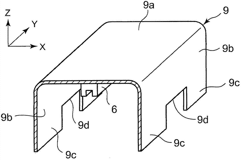 Part mounting device and method