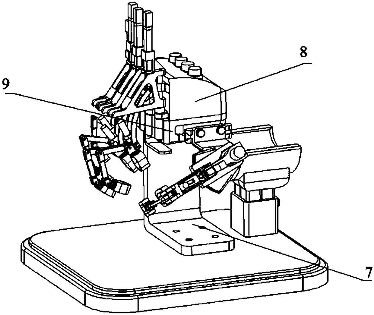 Exoskeleton type 15-degree-of-freedom rehabilitation manipulator mechanism