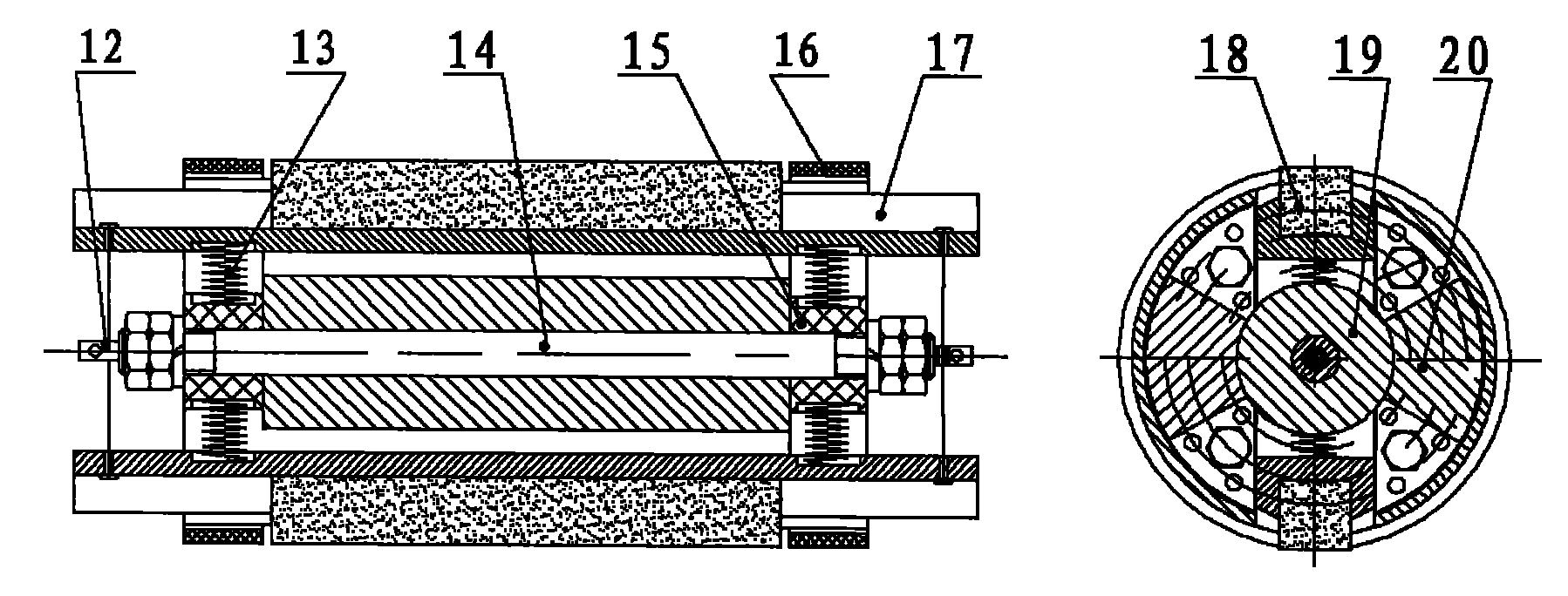 Long round pipe inner surface processing equipment and process thereof