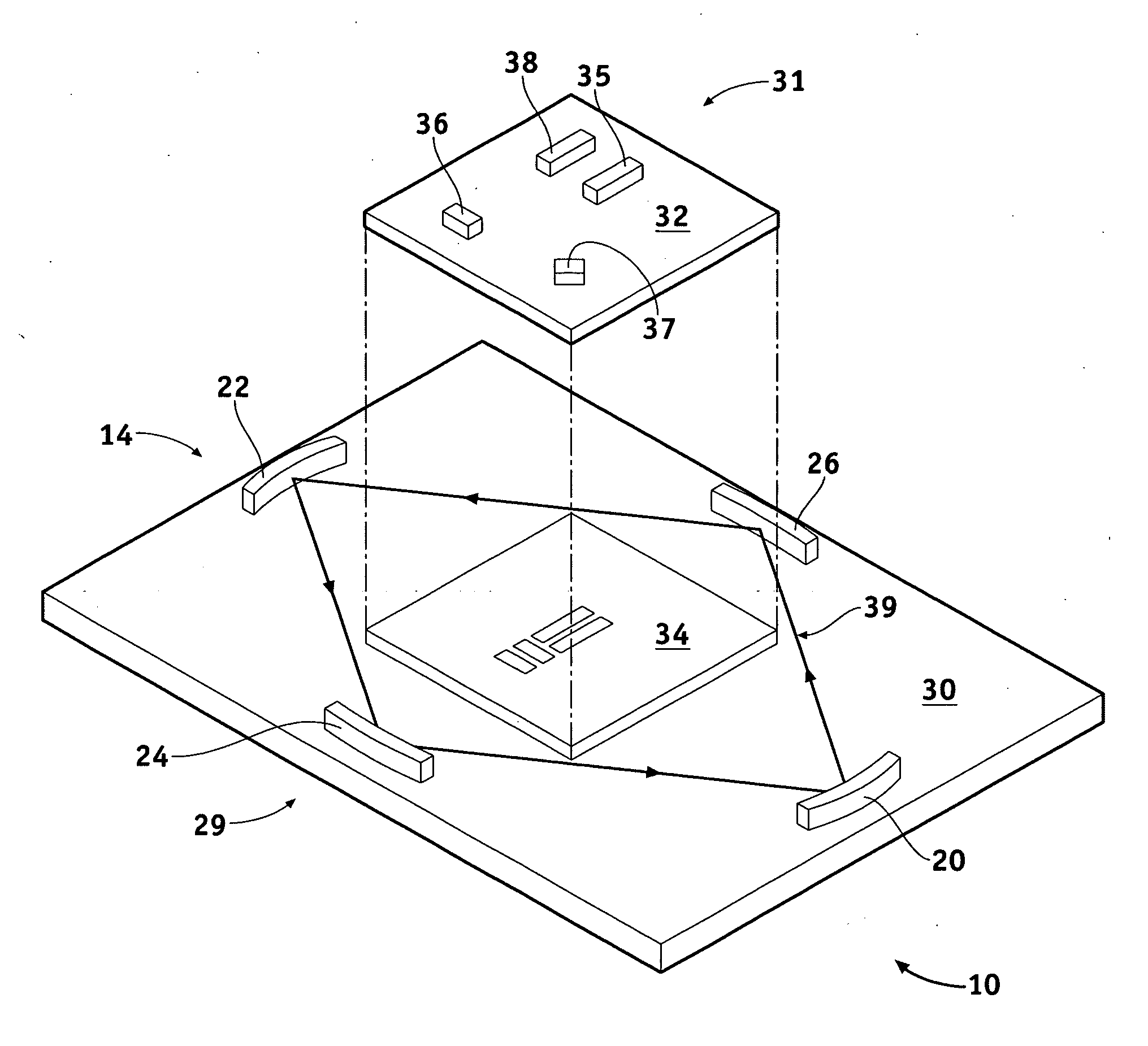 Optical gyro with free space resonator and method for sensing inertial rotation rate