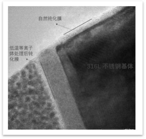 Treatment method for modifying metal passivation film through dielectric barrier discharge