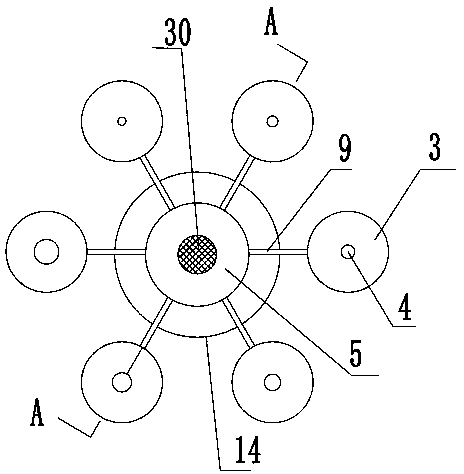 Adsorption garbage pickup device