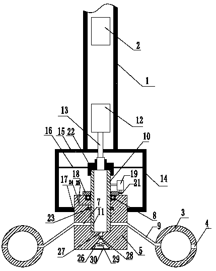 Adsorption garbage pickup device