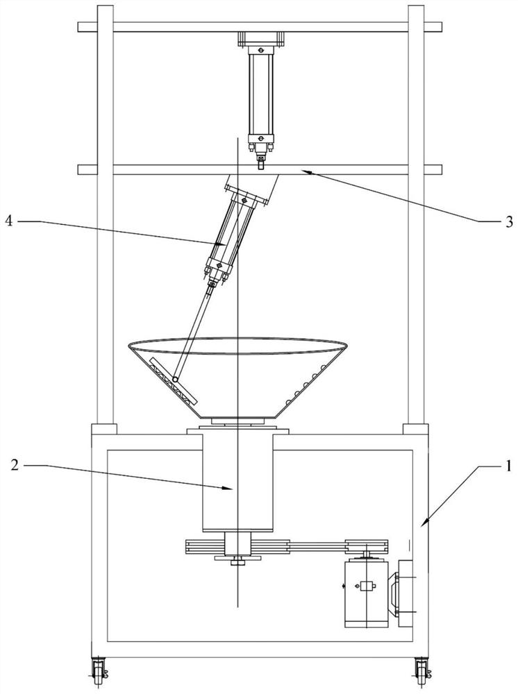 An automatic meat beating machine