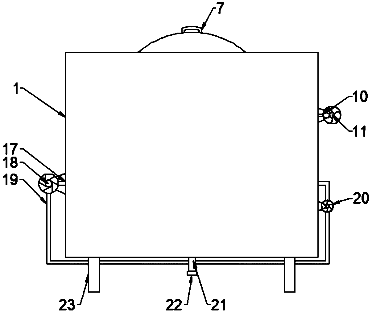 Traditional Chinese medicine cleaning device based on roller periodic flushing technology