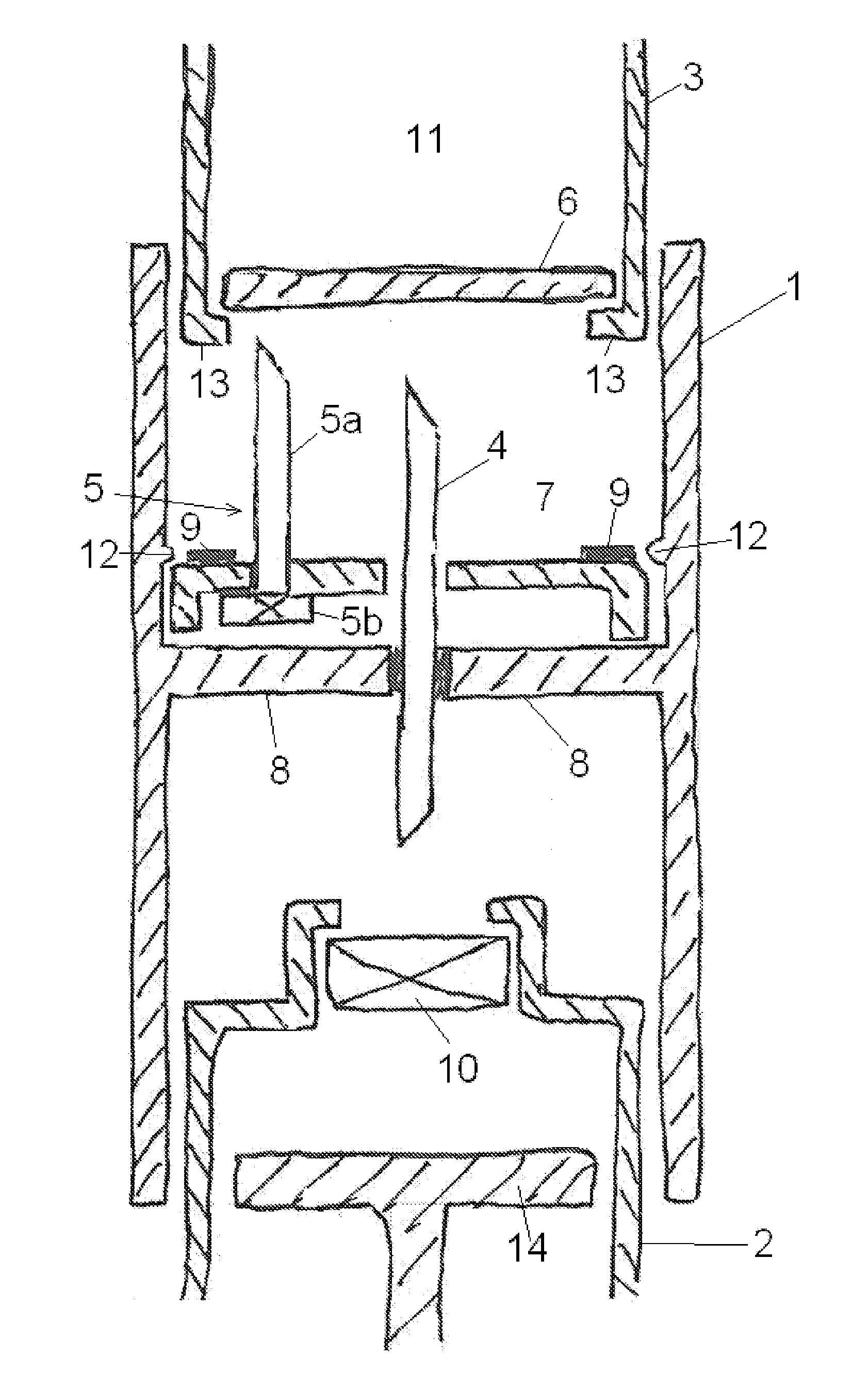 Reservoir filling device