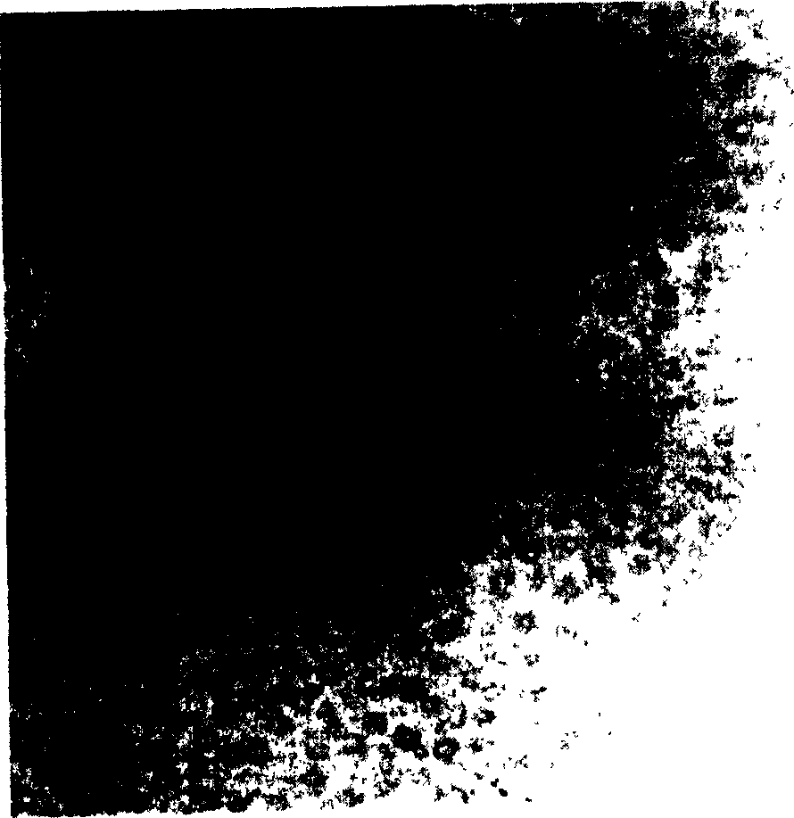 Method for preparing lube oil detergent of calcium nitrate in high base number