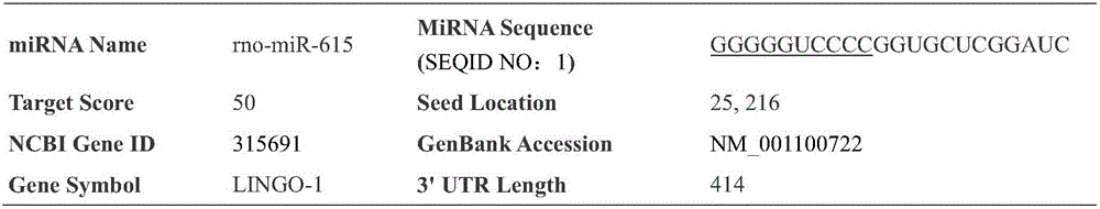 PF-127-miRNA-615 agomir complex and preparation method and application thereof