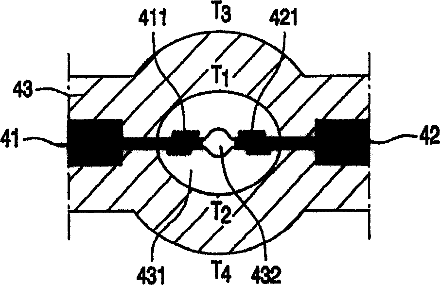 Cooled high intensity gas discharge lamp