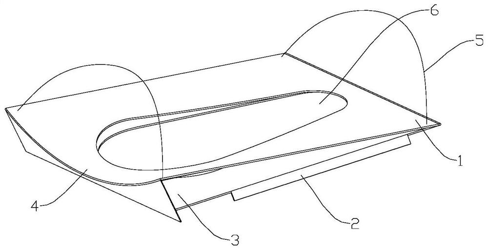 Auxiliary fixing plate, combined device for indwelling needle infusion and use method