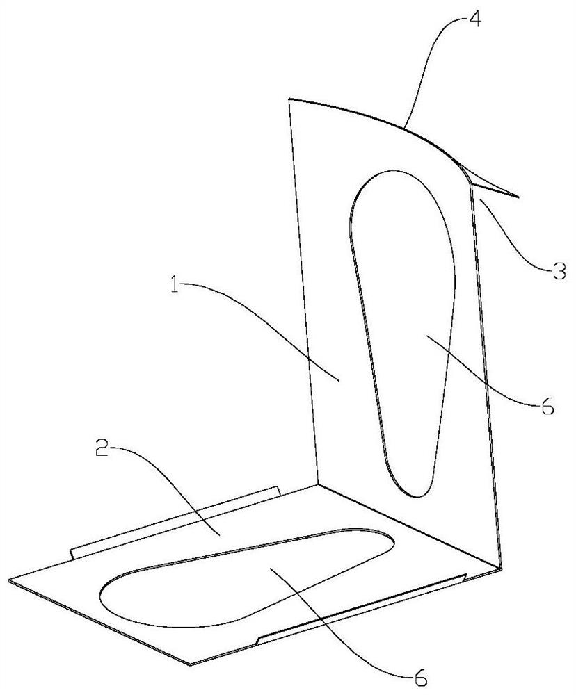 Auxiliary fixing plate, combined device for indwelling needle infusion and use method