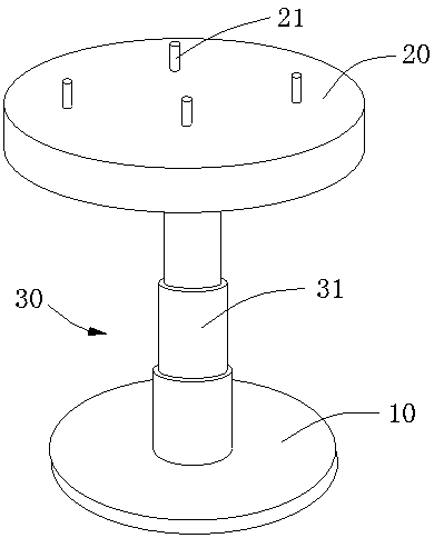 Pastry decoration rotation device