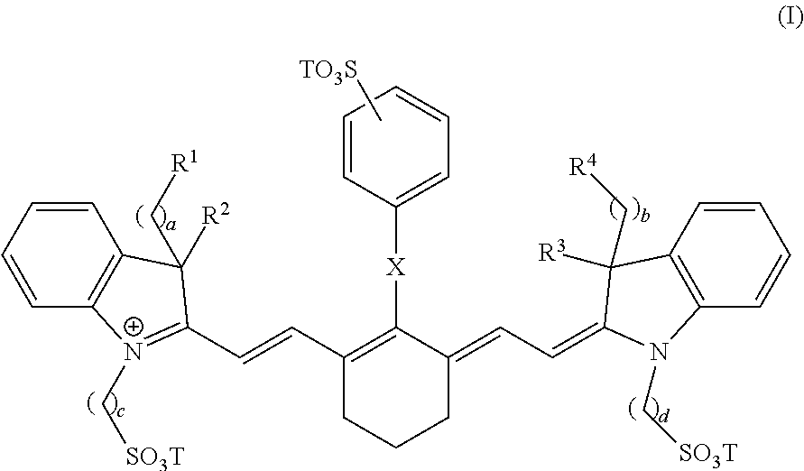 Pharmaceutical compositions of near ir closed chain, sulfo-cyanine dyes