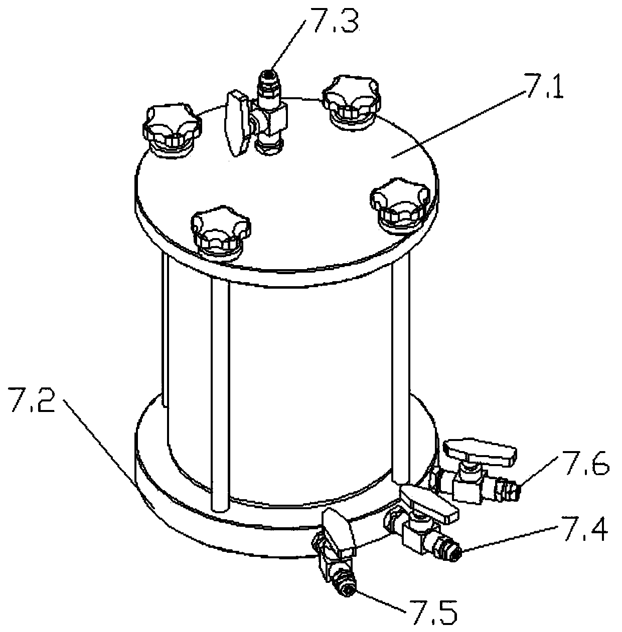 Multifunctional automatic flexible wall permeability tester and testing method thereof